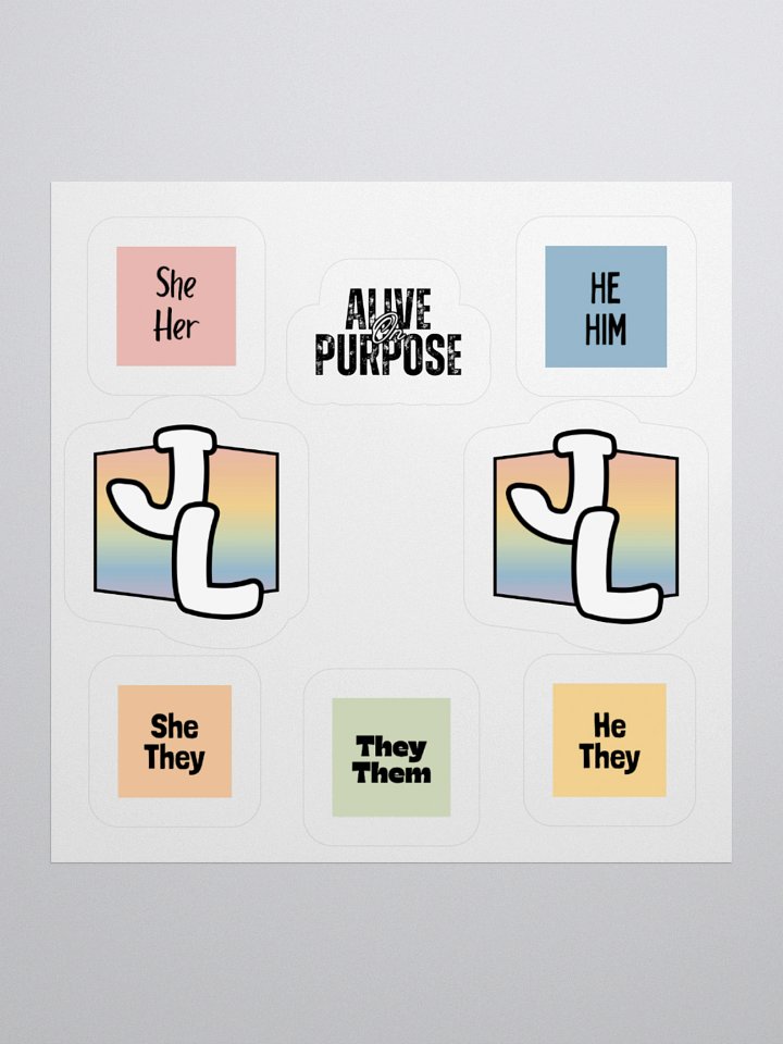 Just Live Sticker Set product image (1)