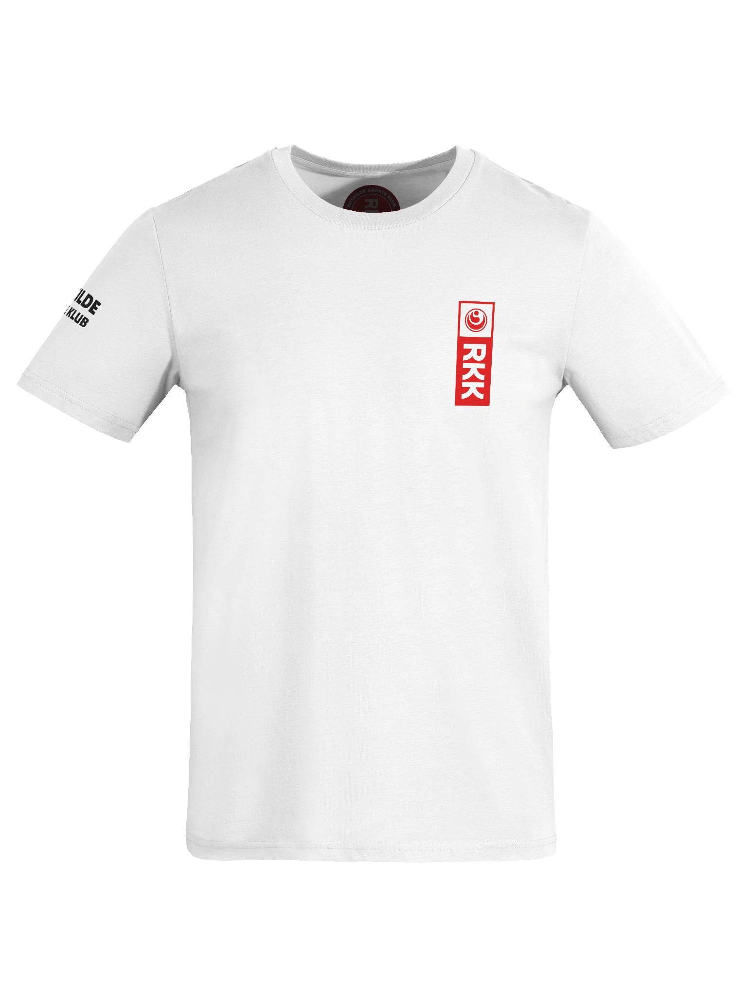 White Organic Cotton T-Shirt, Unisex, RKK Logo product image (7)