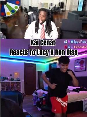 Kai Cenat Reacts To Lacy X Ron Diss #kaicenst #fazeclan #lacy #stableronaldo #clips 