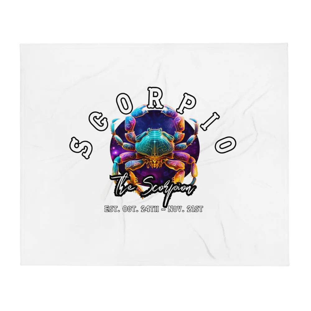 Scorpio - Zodiac Throw Blanket product image (1)