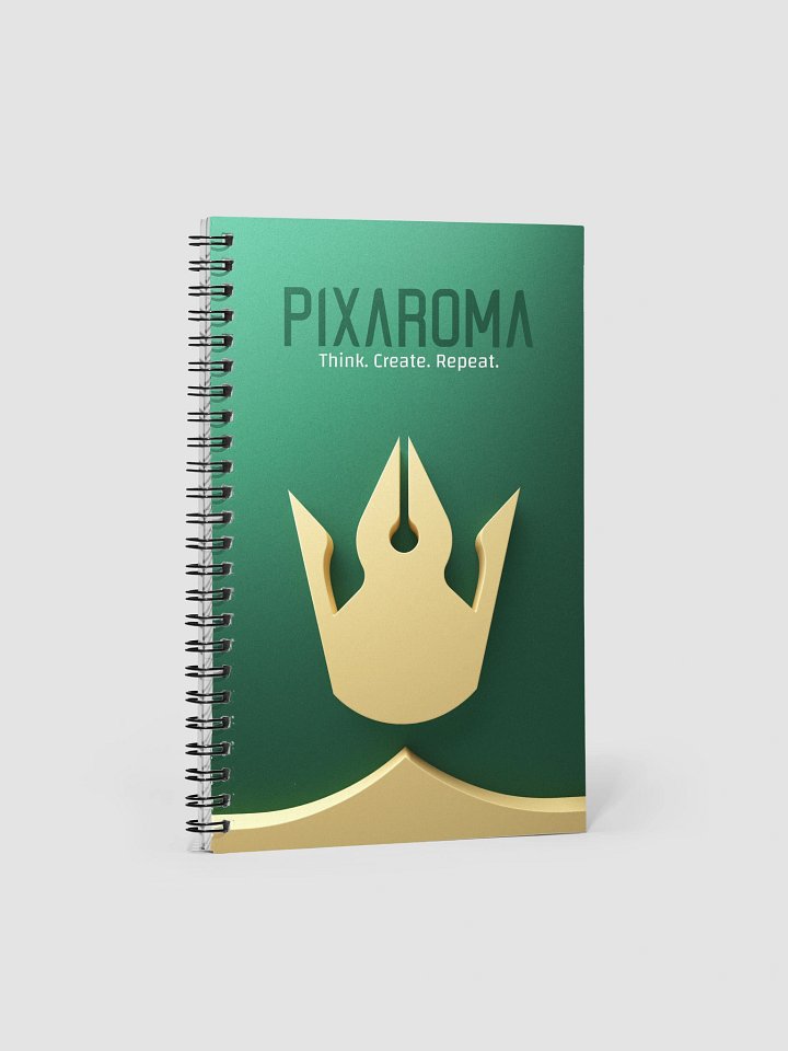 Pixaroma Crown Notebook (Green Edition) product image (1)