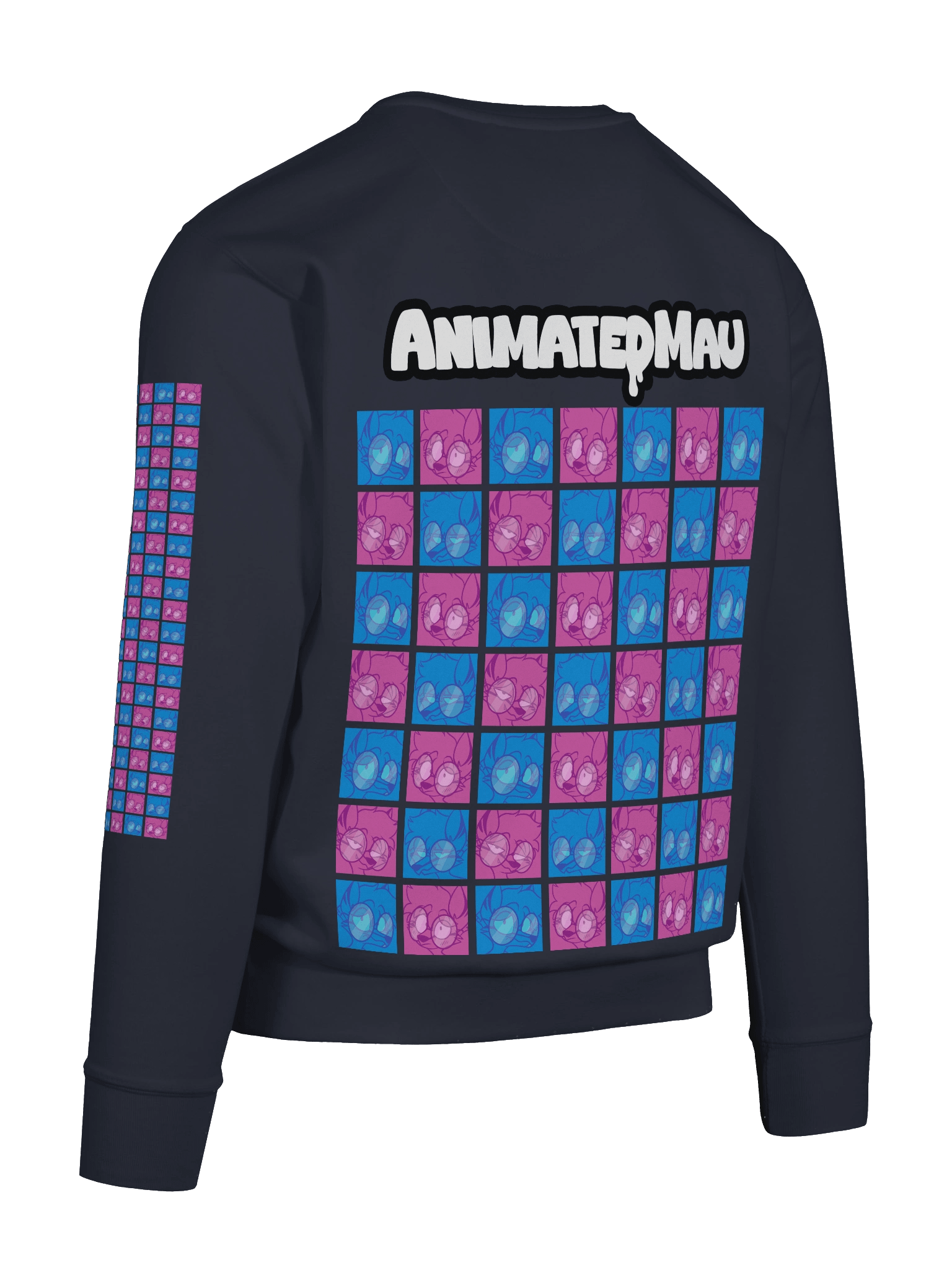 4 Moods Wolf Sweater 🐺💙💜 product image (54)