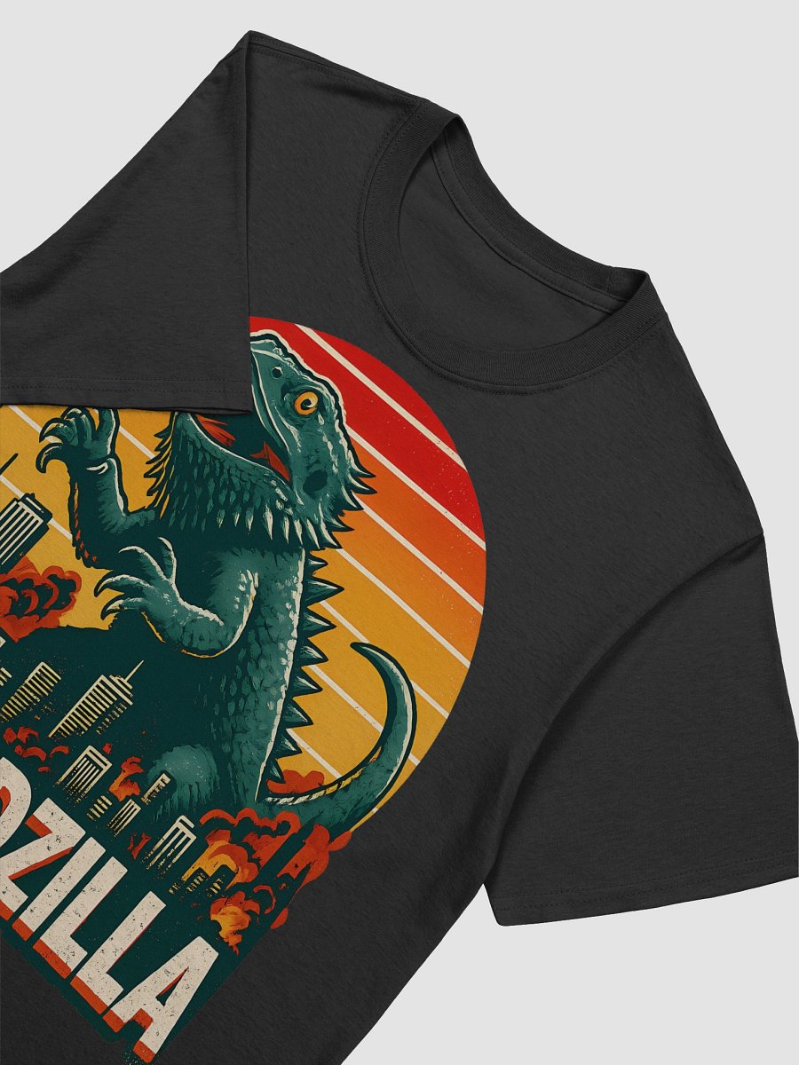 Retro “Beardzilla” Bearded Dragon Tee – Funny Lizard Lover Gift Shirt product image (217)