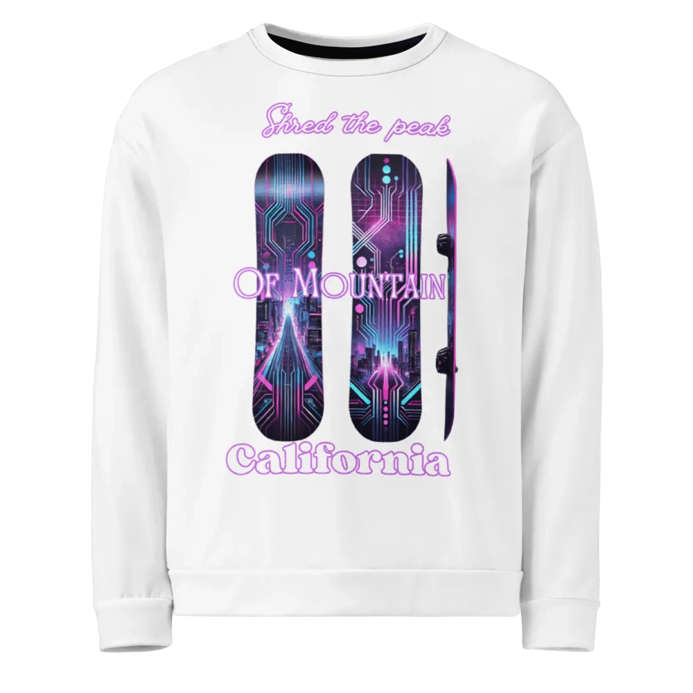 Neon City Snowboard Unisex Sweatshirt product image (1)
