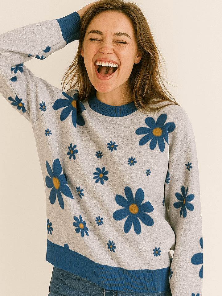 Blooms Relaxed Sweater product image (1)