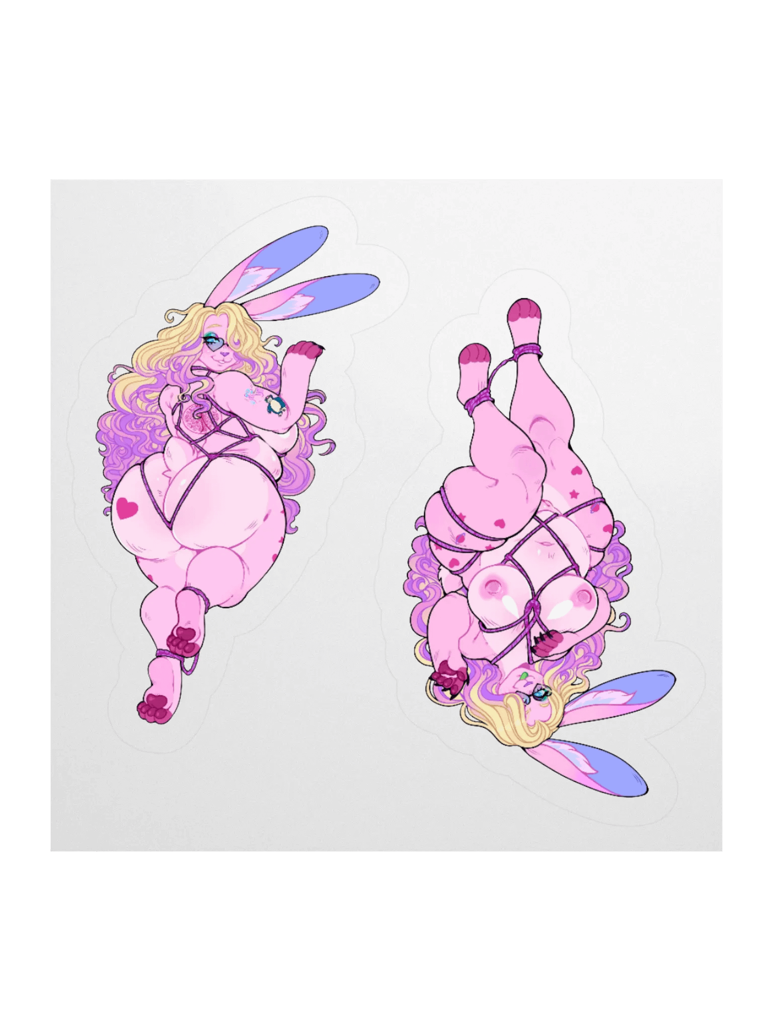 Shibari Bun Sticker Set product image (1)