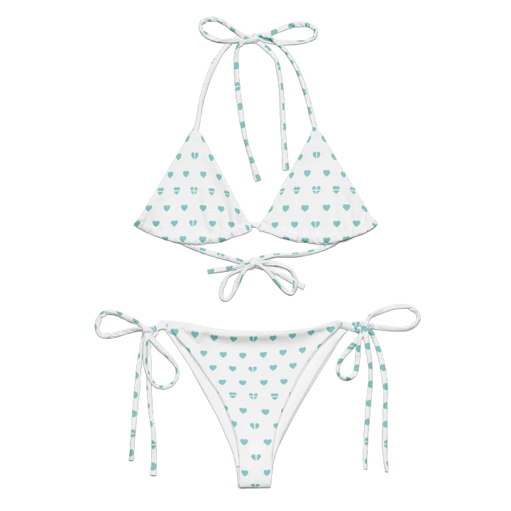 Pastel Heart Seamless Pattern String Bikini - v10 product image (2)