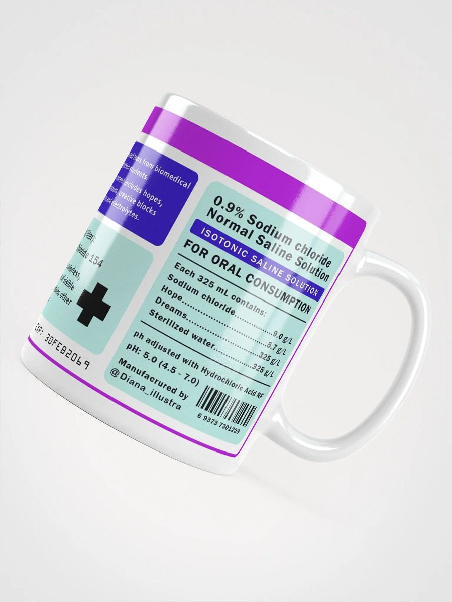 "Biomedical illustration student tears" Ceramic mug product image (2)