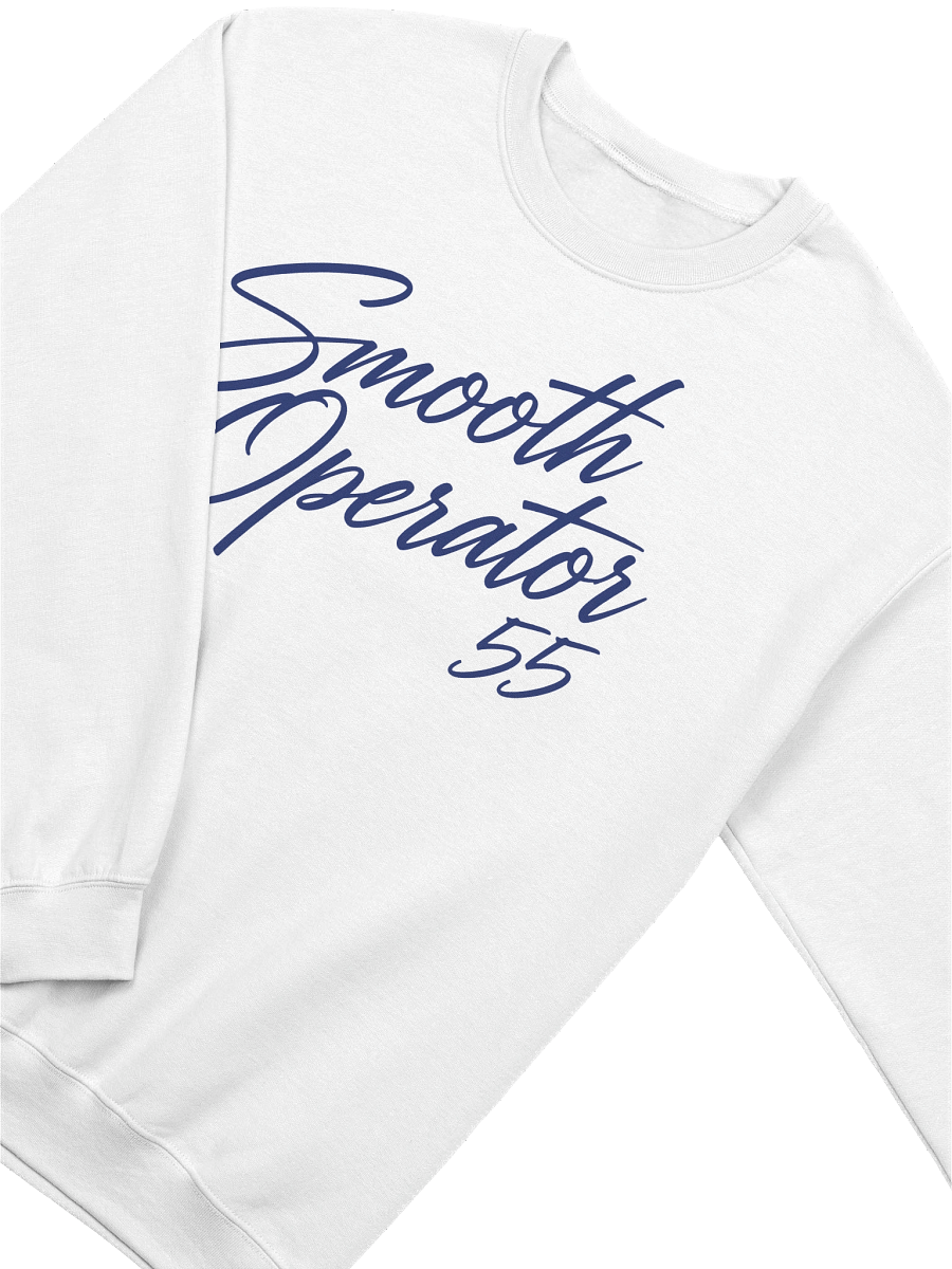 Carlos Sainz Smooth Operator 55 F1 Script Font Crewneck product image (3)