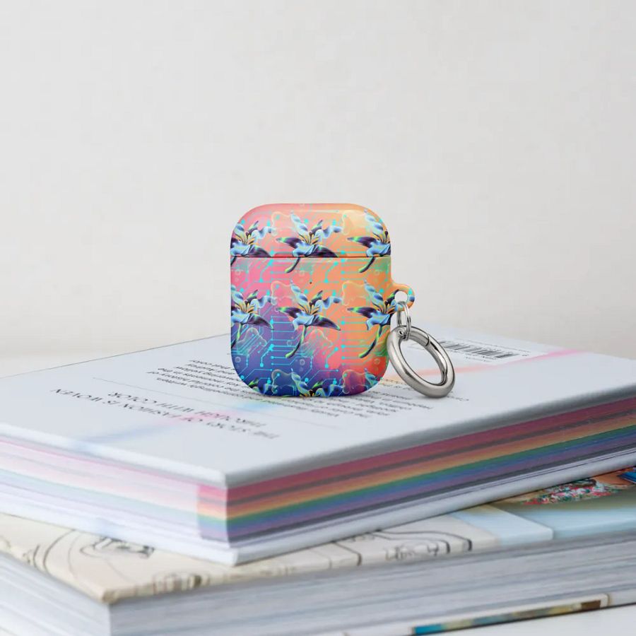 Floral Tech Lilies AirPods® Case for styllish techi ladies daughters friends product image (15)