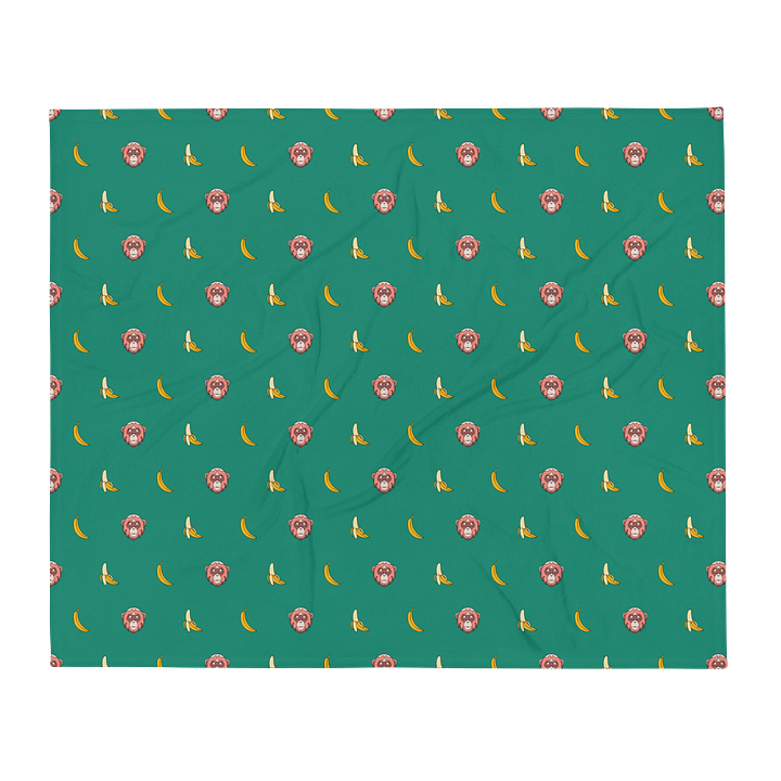 Banana Bandit Throw Blanket product image (1)