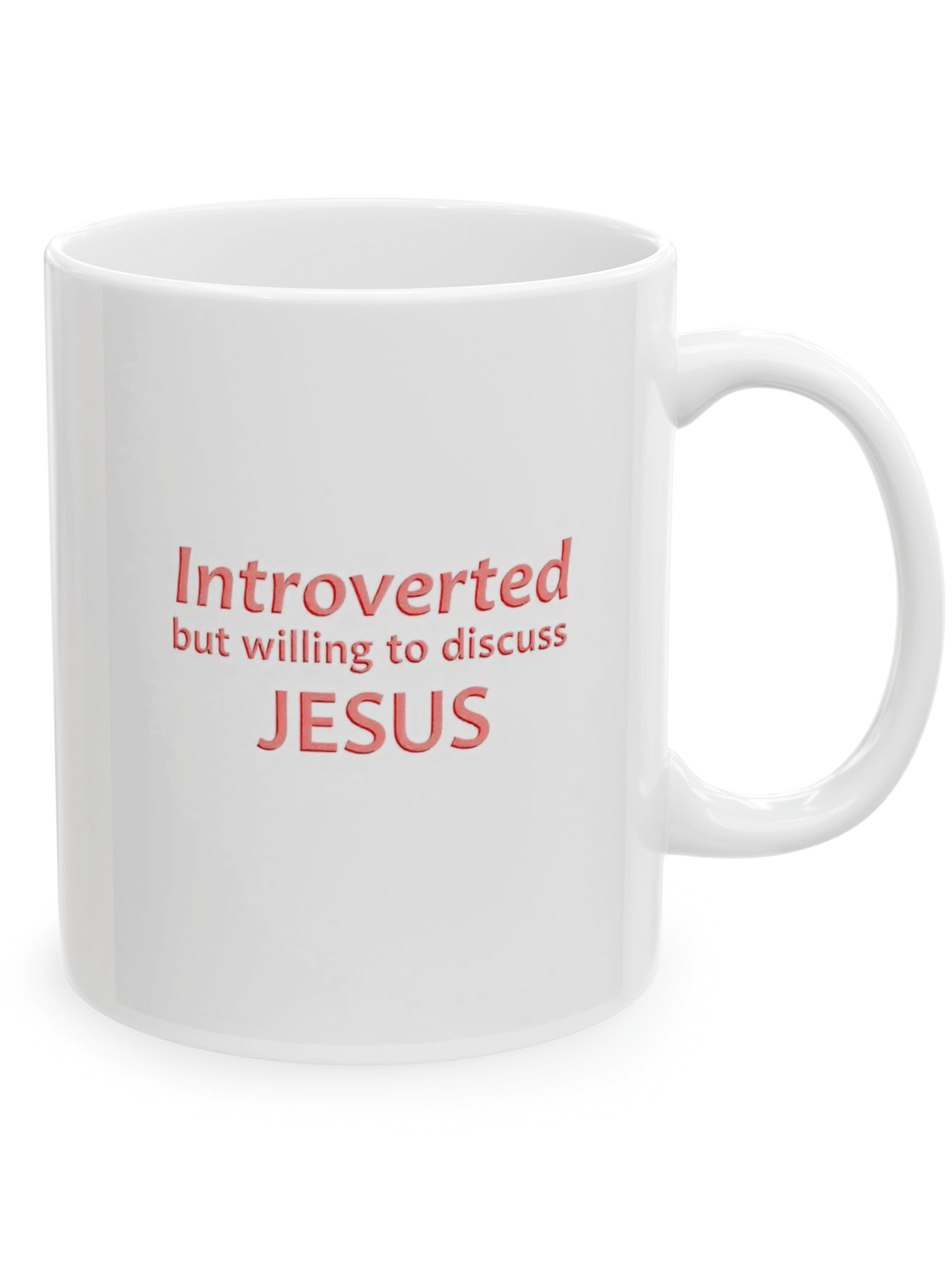 Introverted But Willing To Discuss Jesus Mug product image (1)