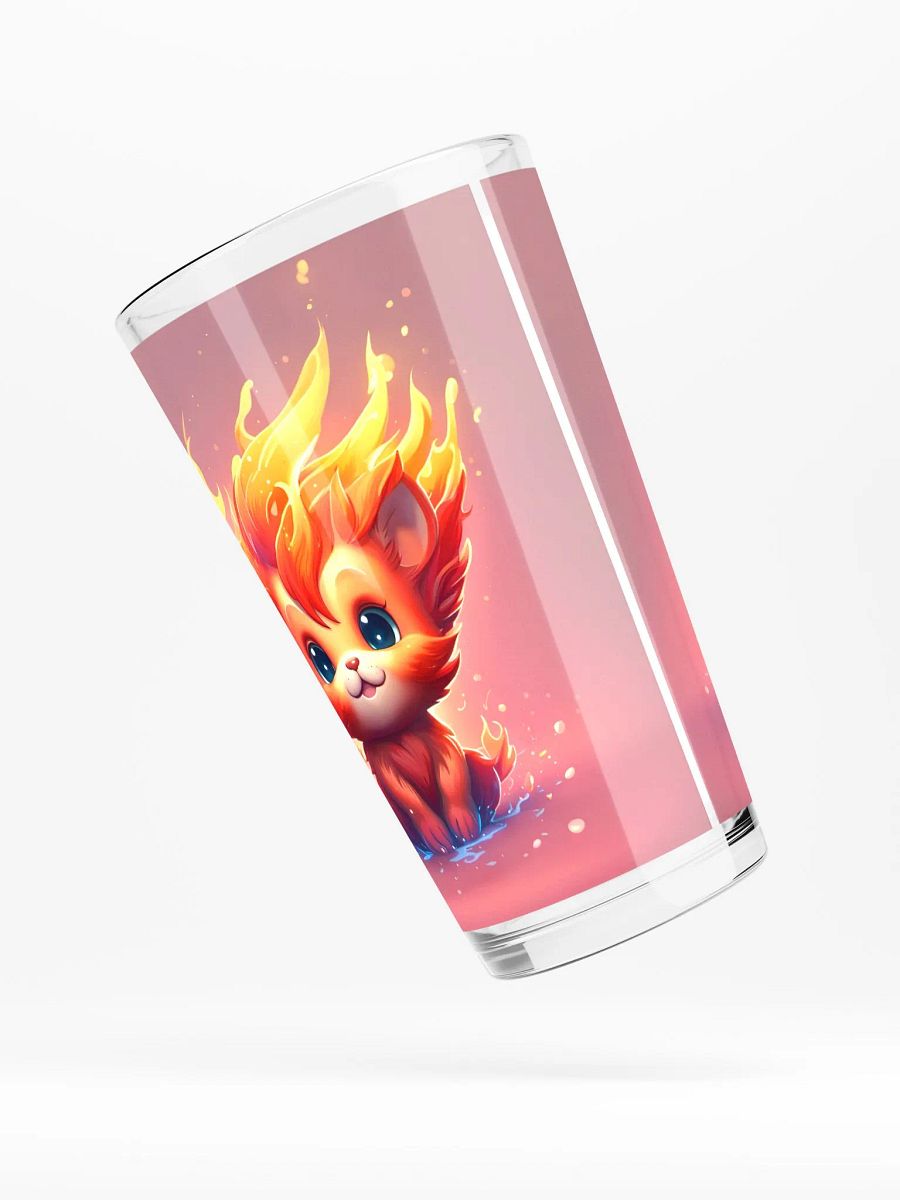 Fire Cat Pint Glass product image (4)