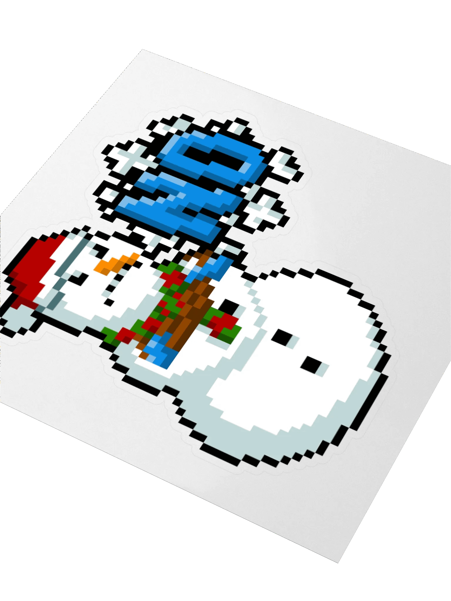 The NO-Man Pixel Art Sticker product image (3)