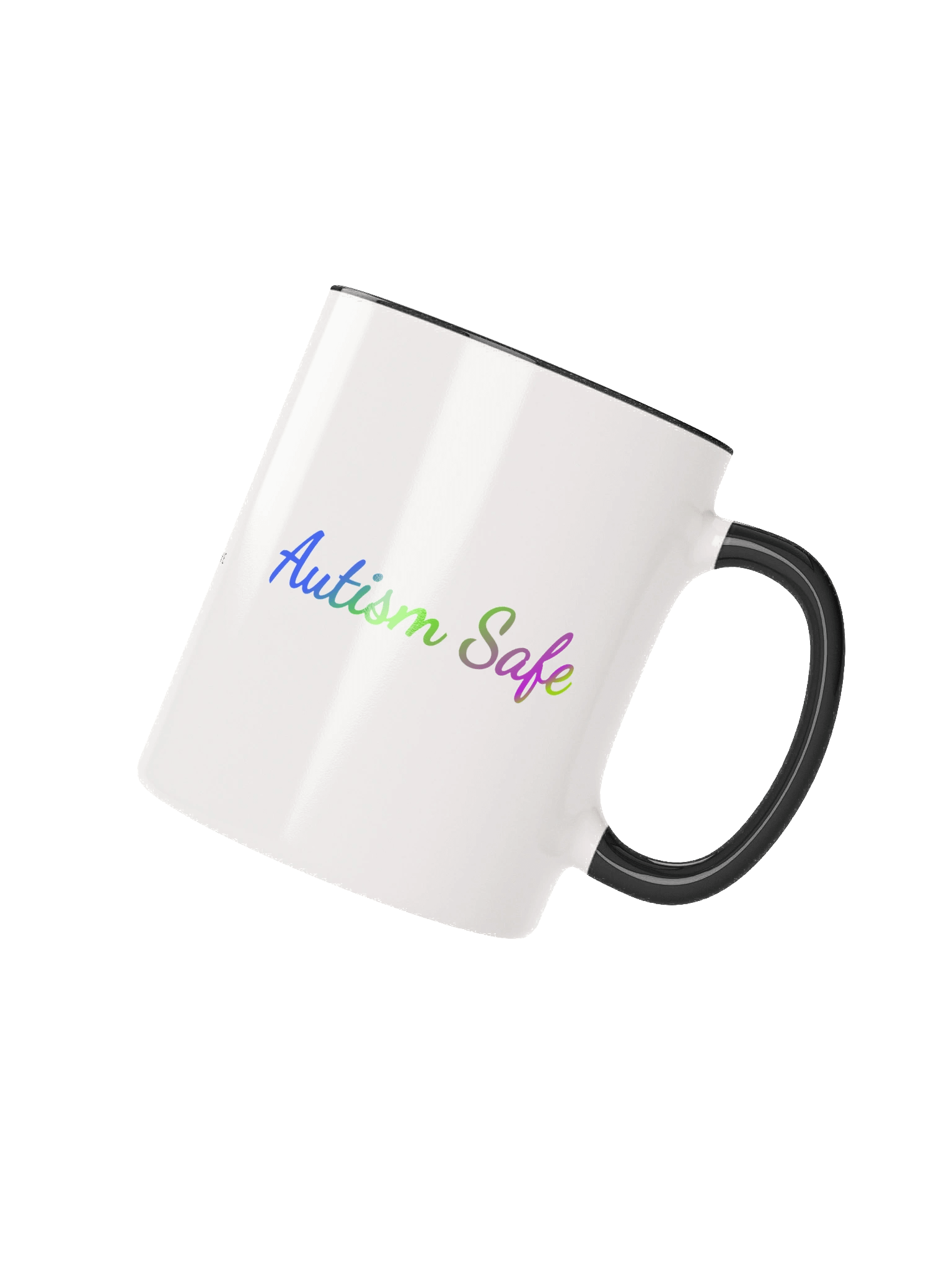 Autism Safe Rainbow Heart Ceramic Mug product image (26)