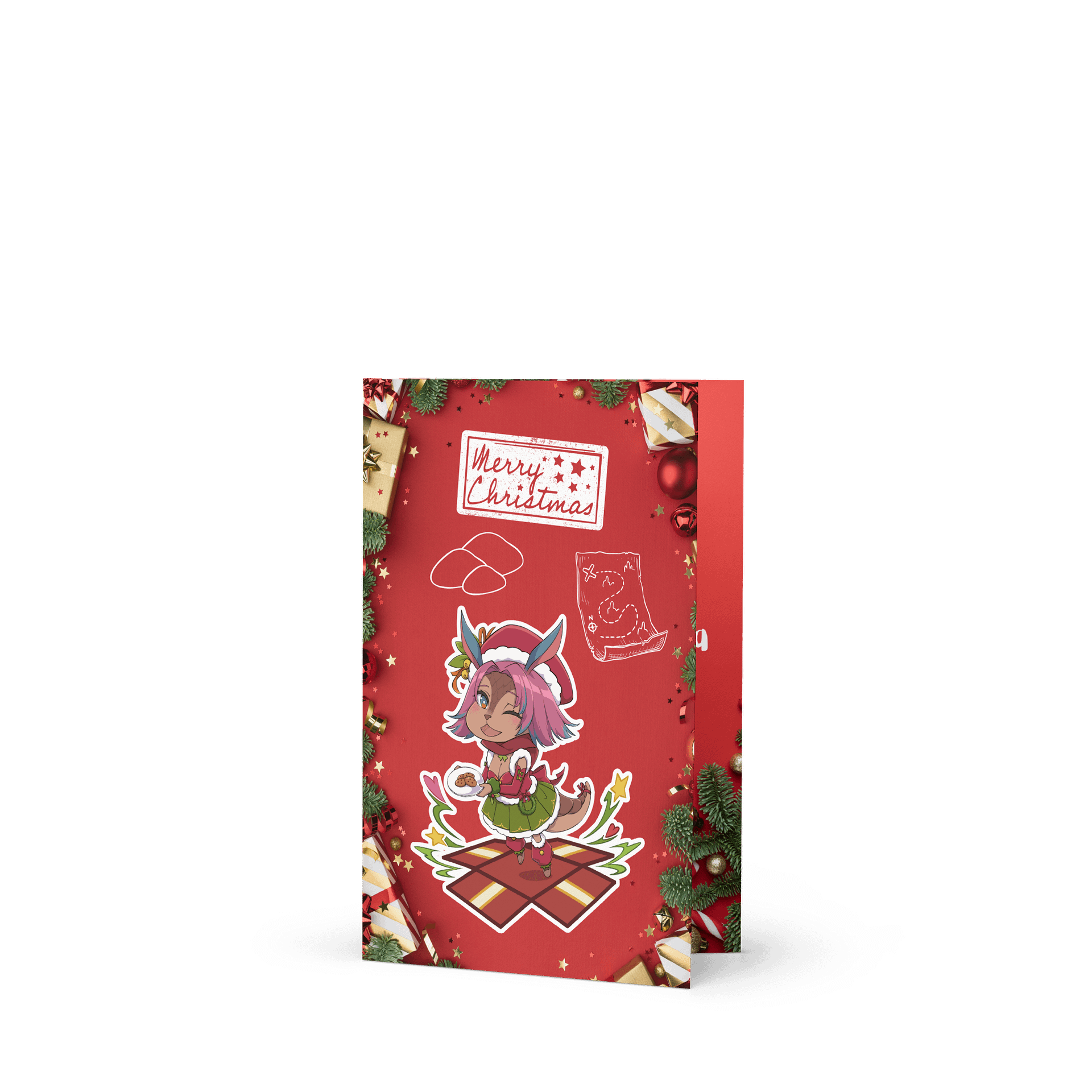 Open Present Skadi Christmas Card 2025 product image (1)