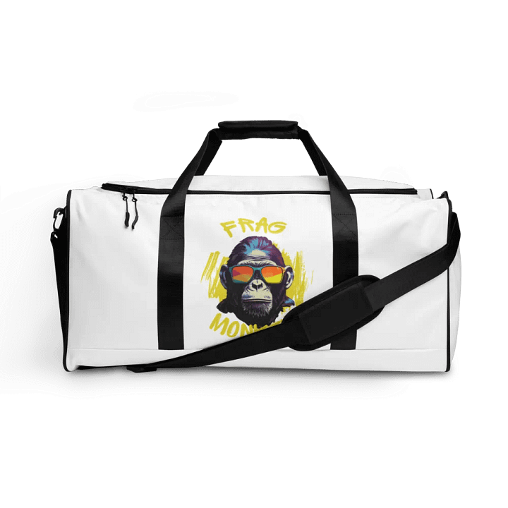 Funky Monkey (yellow) All-Over Print Duffle Bag product image (1)