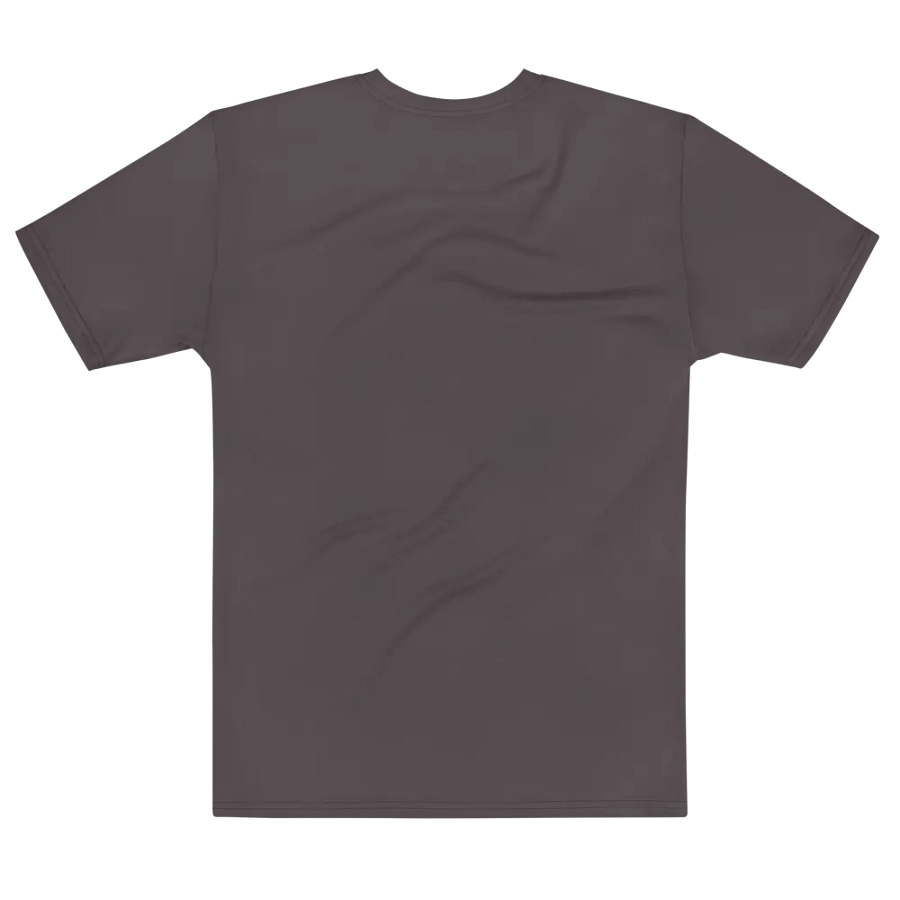 Plain Dark Brown True Summer Men's Crewneck Polyester Heavyweight Premium T-Shirt by Treasure Pie product image (7)