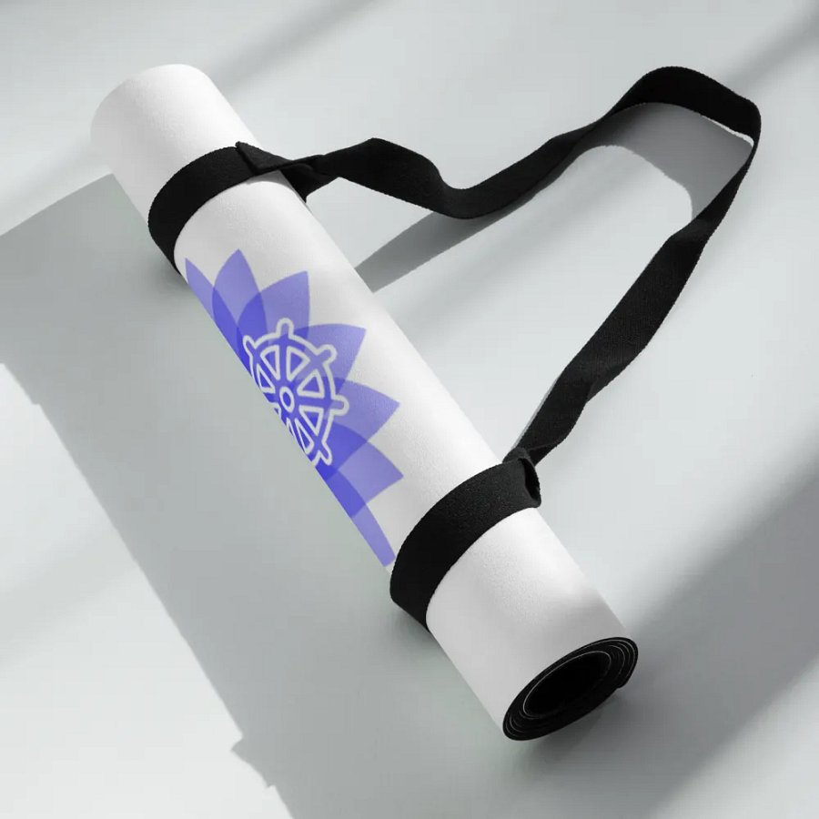 Blue Lotus Yoga Mat product image (6)