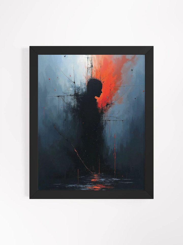 Inferno Silhouette Framed Print product image (10)