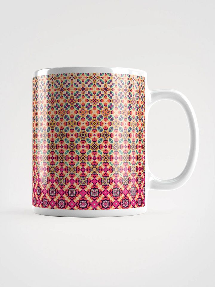 Romantic Intertwined Hearts & Flowers Ceramic Mug product image (1)