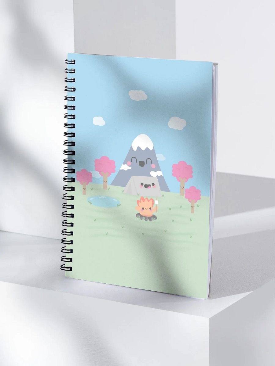 Cute Kawaii Camping Scene Notebook product image (1)
