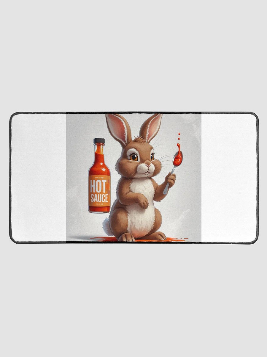 Surprised Rabbit Hot Sauce Desk Mat product image (2)