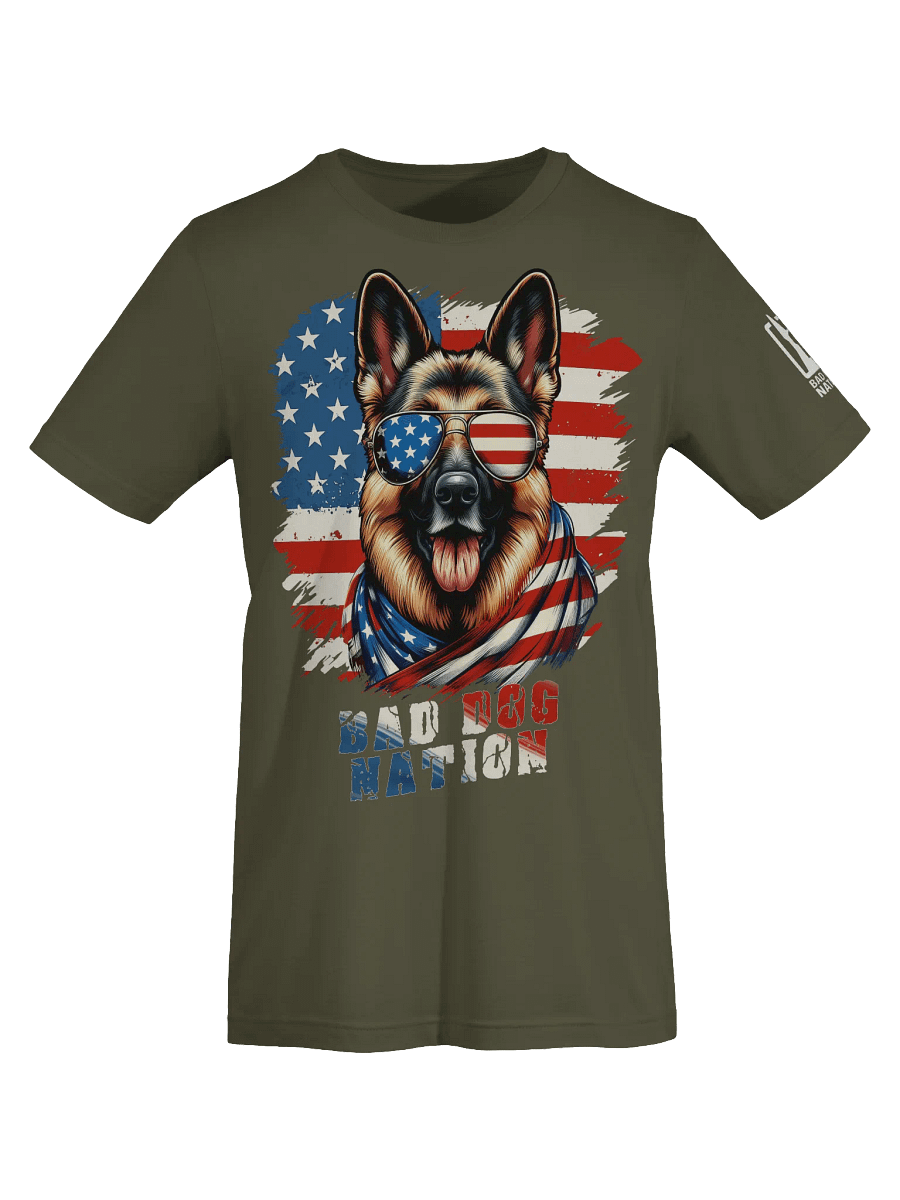 AMERICA GERMAN SHEPHERD - PREMIUM ADULT UNISEX T-SHIRT ***NEW LARGER PRINT product image (8)