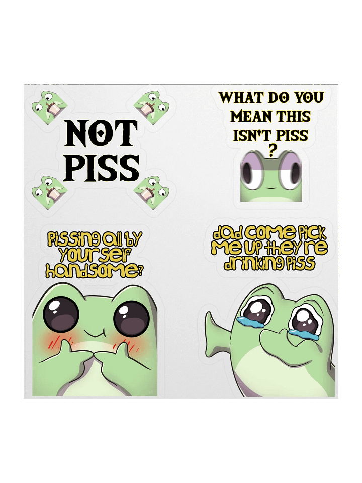PISS STICKERS LIMITED EDITON product image (1)