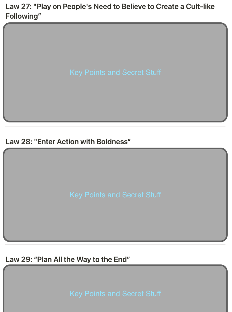 48 Laws of Power: Key Points (All 48 Laws) product image (2)