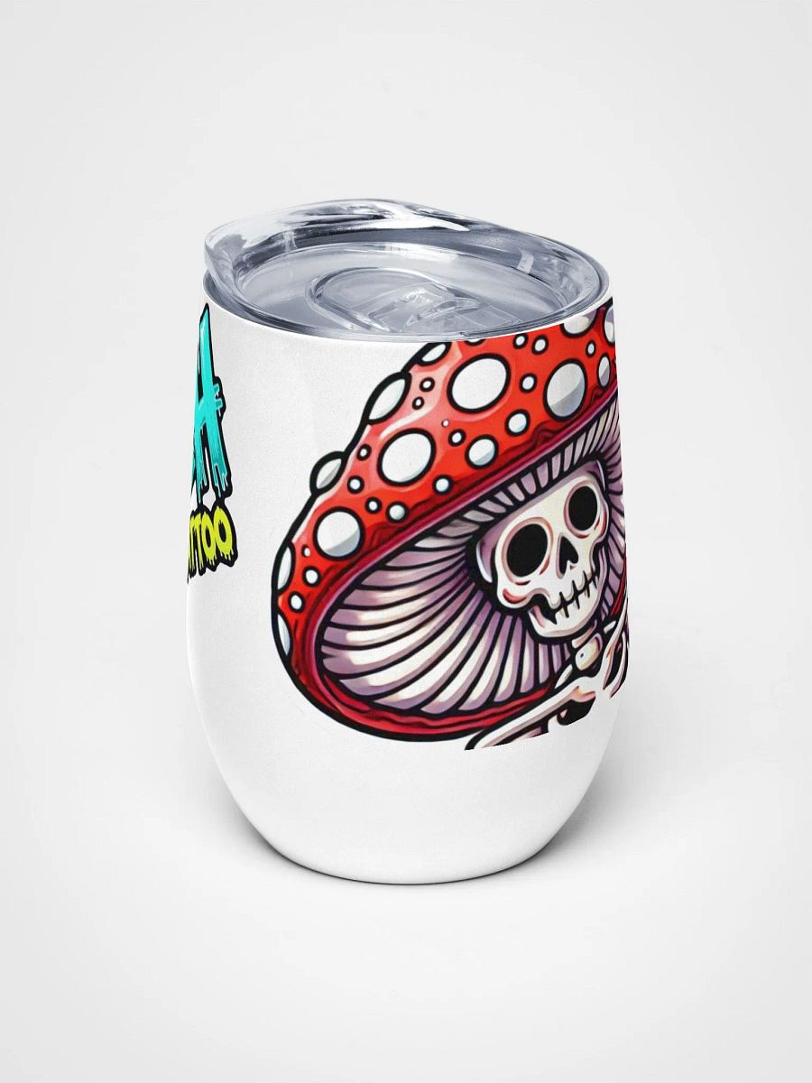 ARCH STREET TATTOO CO. Skull Shroom Wine Tumbler product image (5)