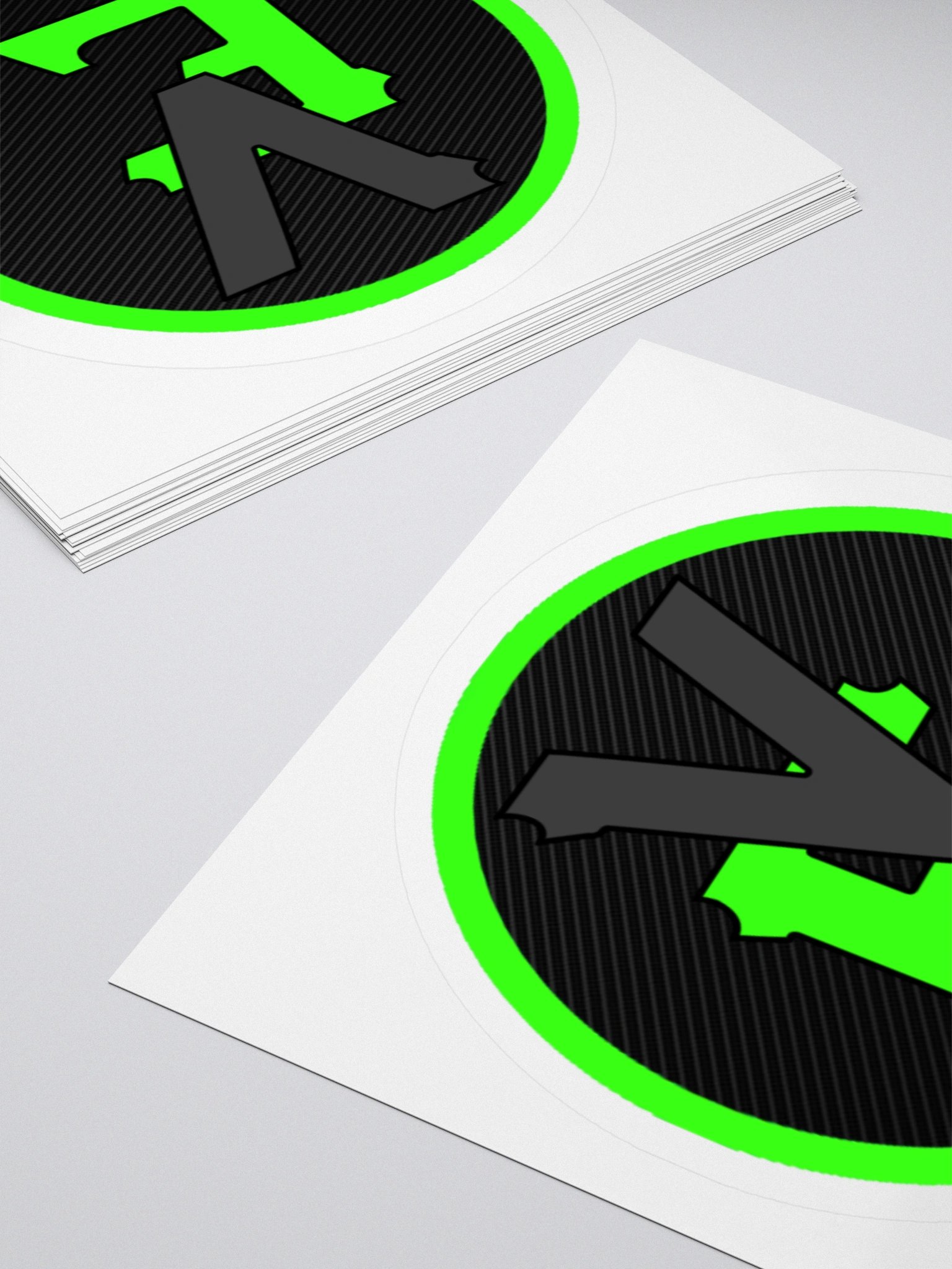 Kiss Cut Sticker VENT Circle Carbon product image (4)