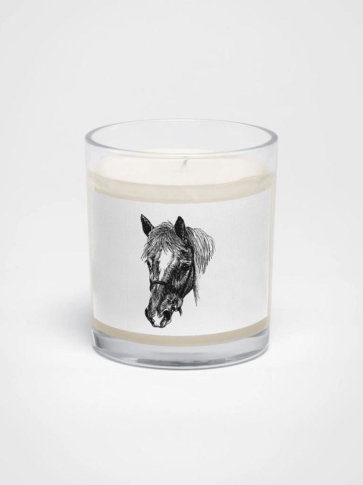 'Flossy' horse candle product image (1)