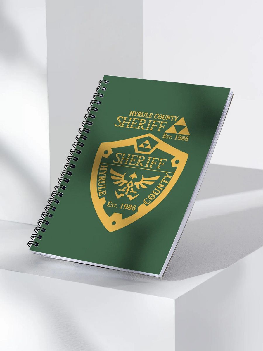 Hyrule County Sheriff Spiral Notebook product image (3)