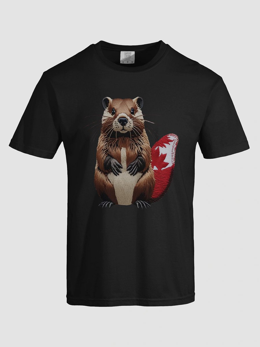 Canadian Beaver Embroidered Patch Tee product image (60)