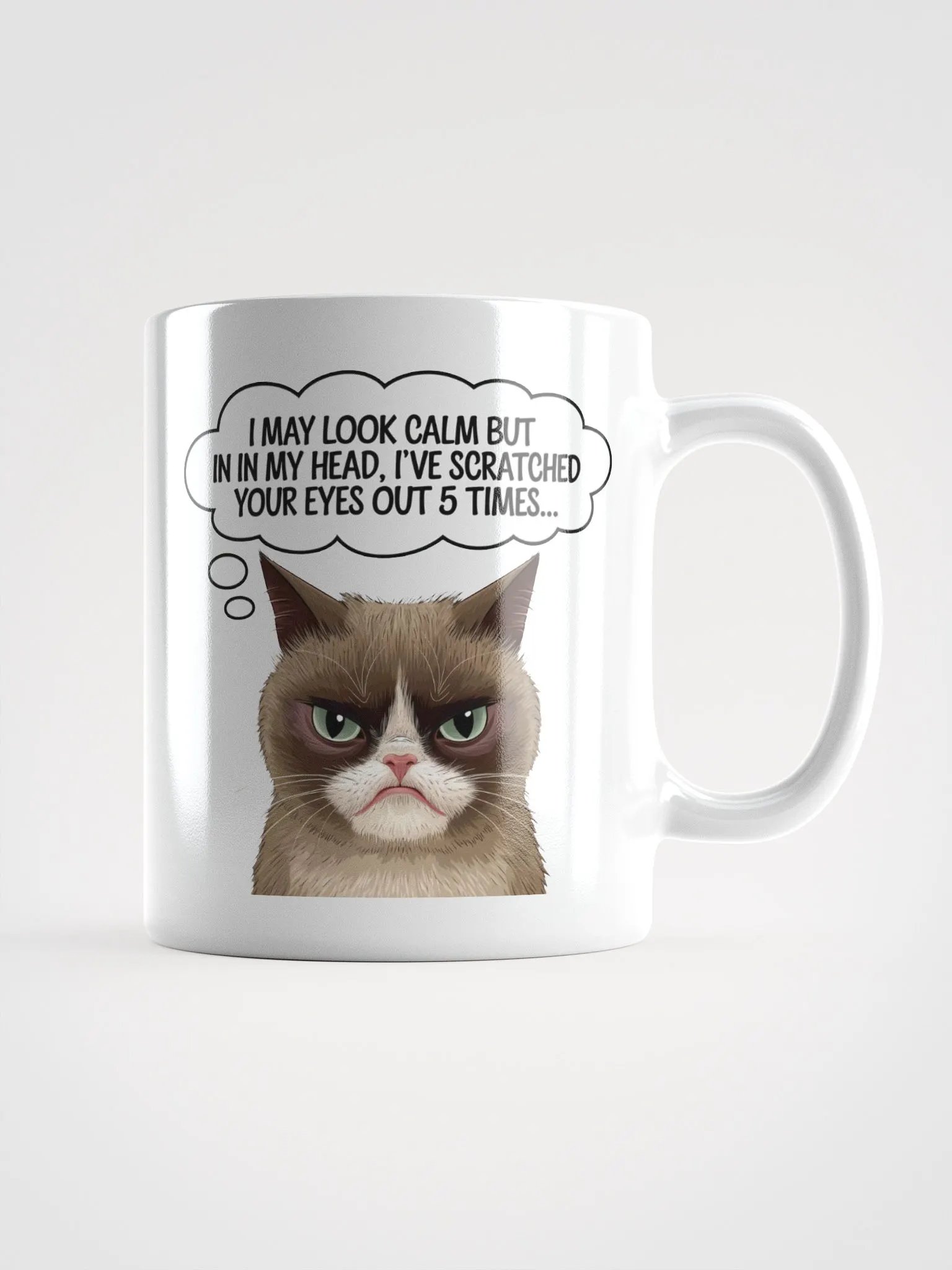 Grumpy Cat's Inner Monologue Mug product image (1)
