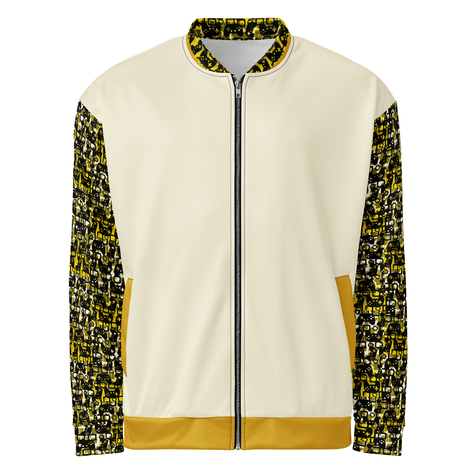 Experience Stories Unisex Bomber Jacket (Gold, Yellow, and Black) product image (3)