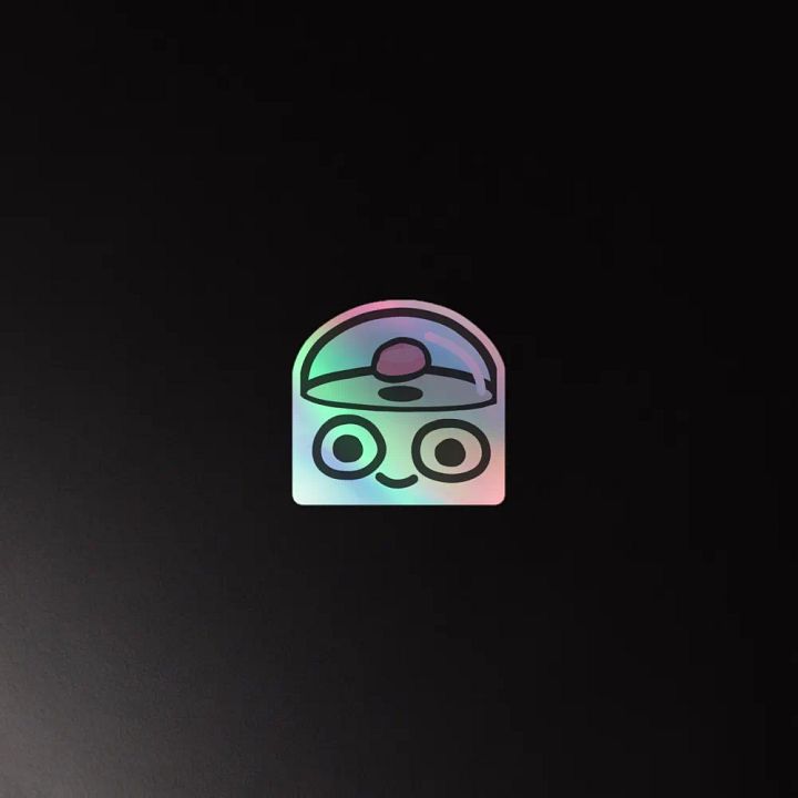 Brain Sticker (holo) product image (2)