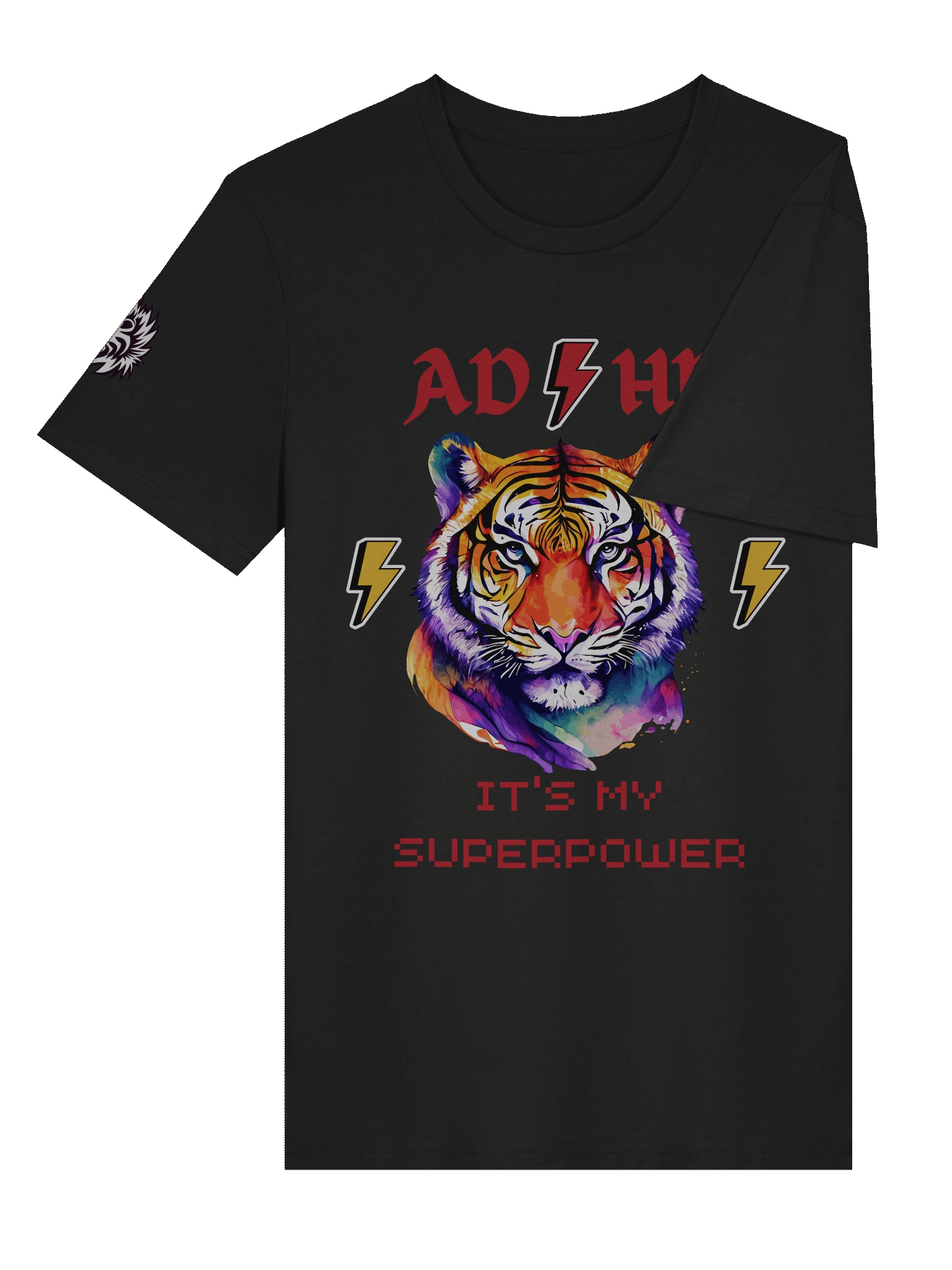Majestic Mane Lion ADHD Graphic Tee product image (26)