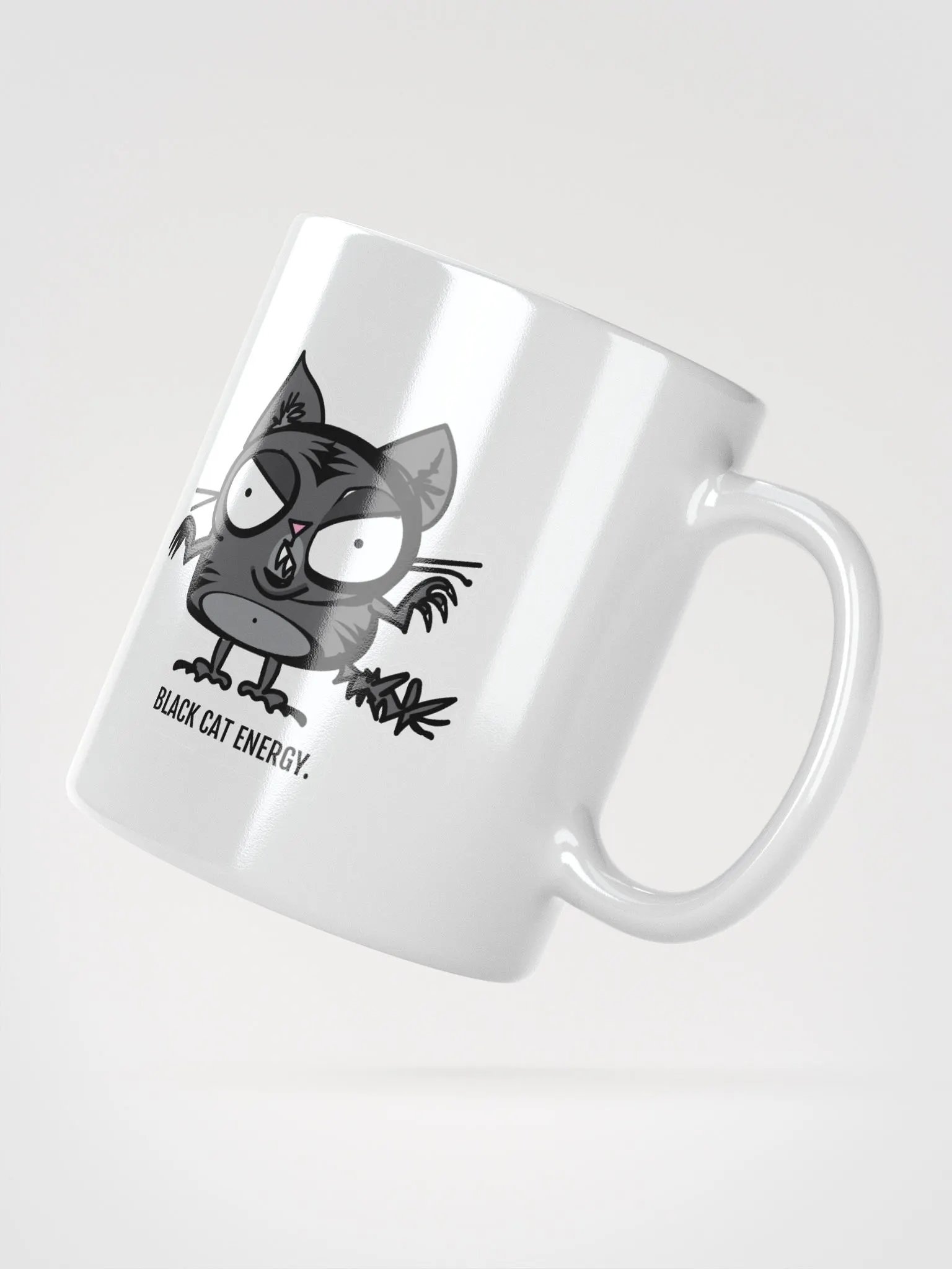 Black Cat Energy Cozy Mug product image (4)