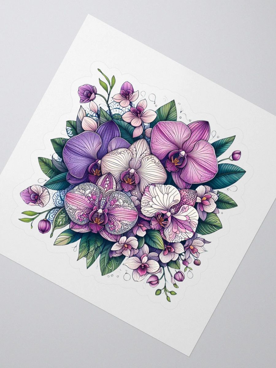 Orchid Oasis Kiss Cut Stickers product image (2)