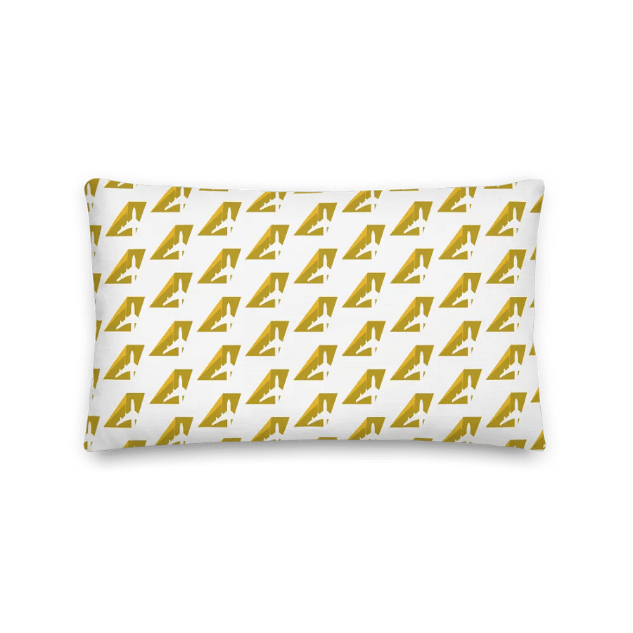 💤 Premium Flight Pillow - Two-Tone Gold Tailfin product image (1)