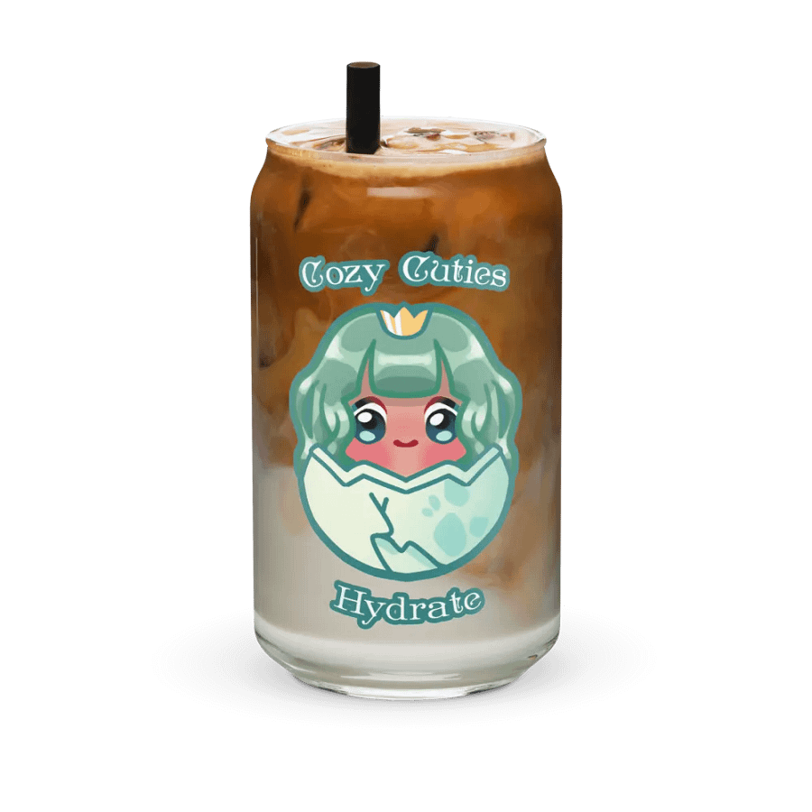 Cozy Cuties Hydrate Drinking Glass product image (36)