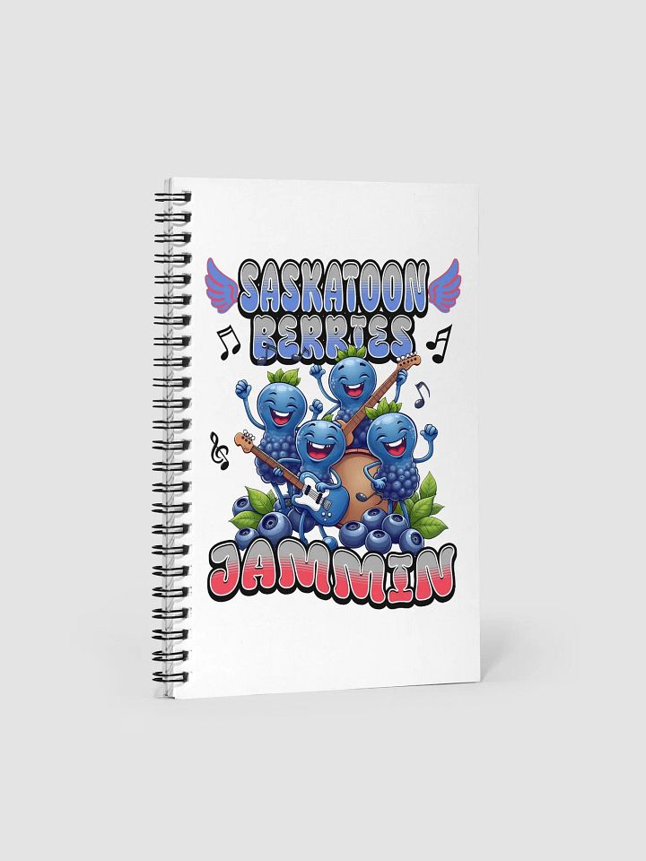 Saskatoon Berries Jammin Spiral Notebook product image (2)