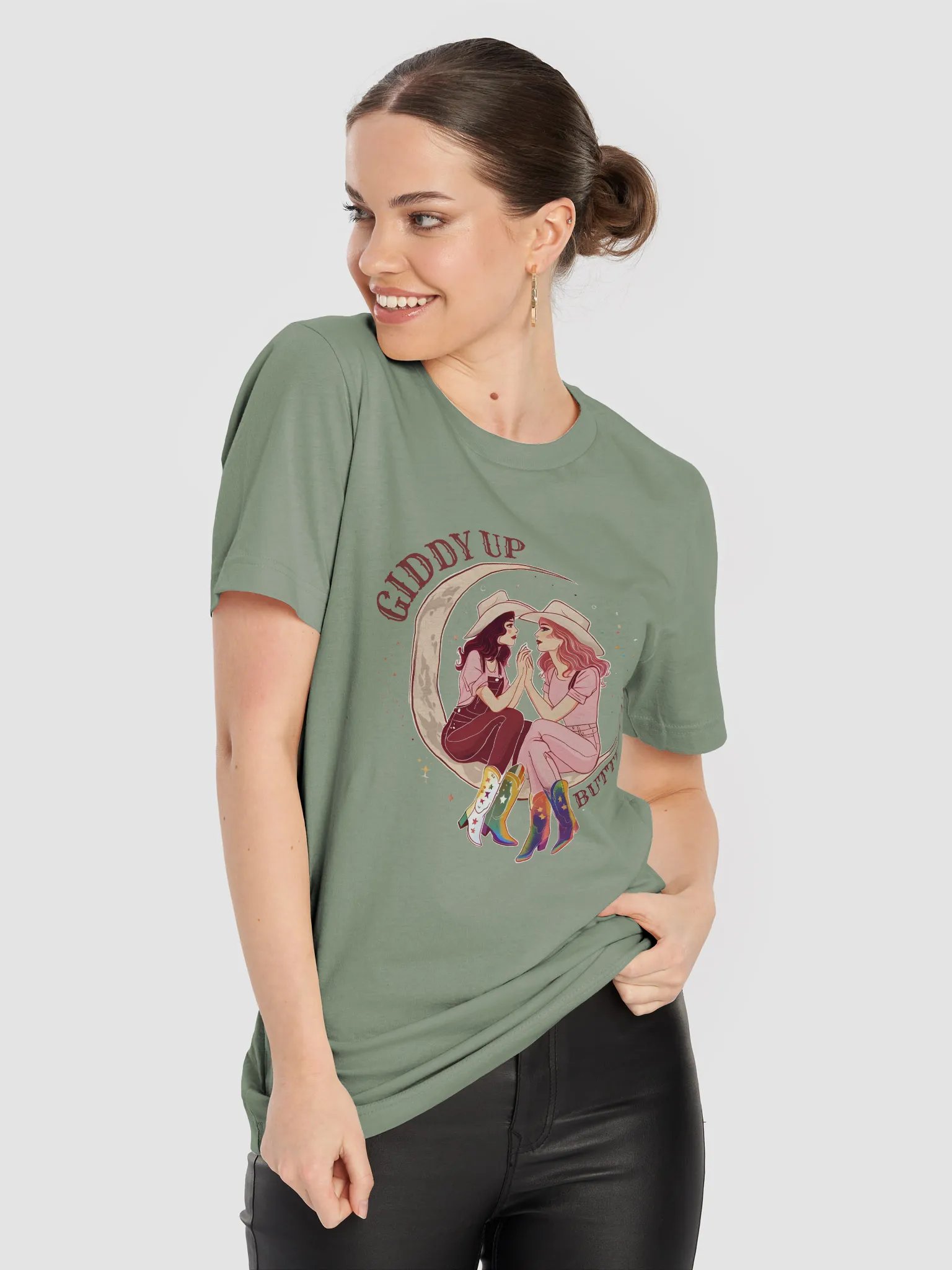 Sapphic Giddy Up Tee product image (81)