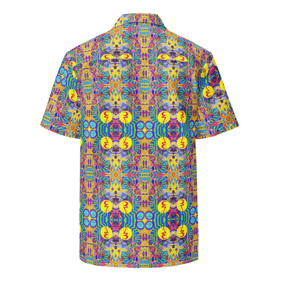 Abstract Colourful Doodles Unisex Hawaiian Shirt product image (8)