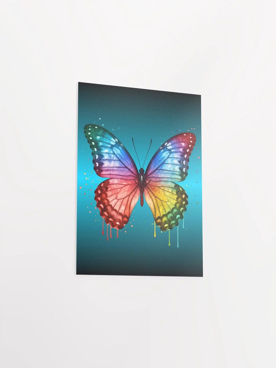 Rainbow Butterfly: Painted Elegance Poster product image (3)