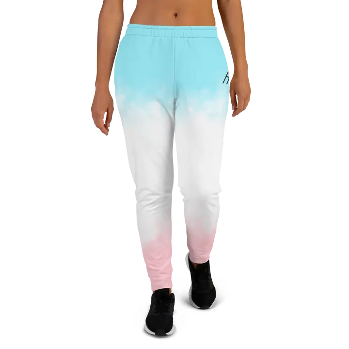 Women's Blue and Pink Joggers product image (2)