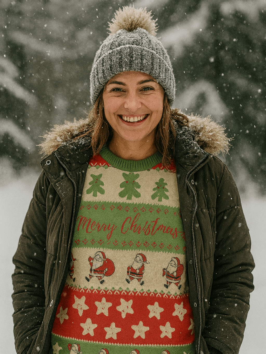 Festive Knitted Crewneck Sweater product image (1)