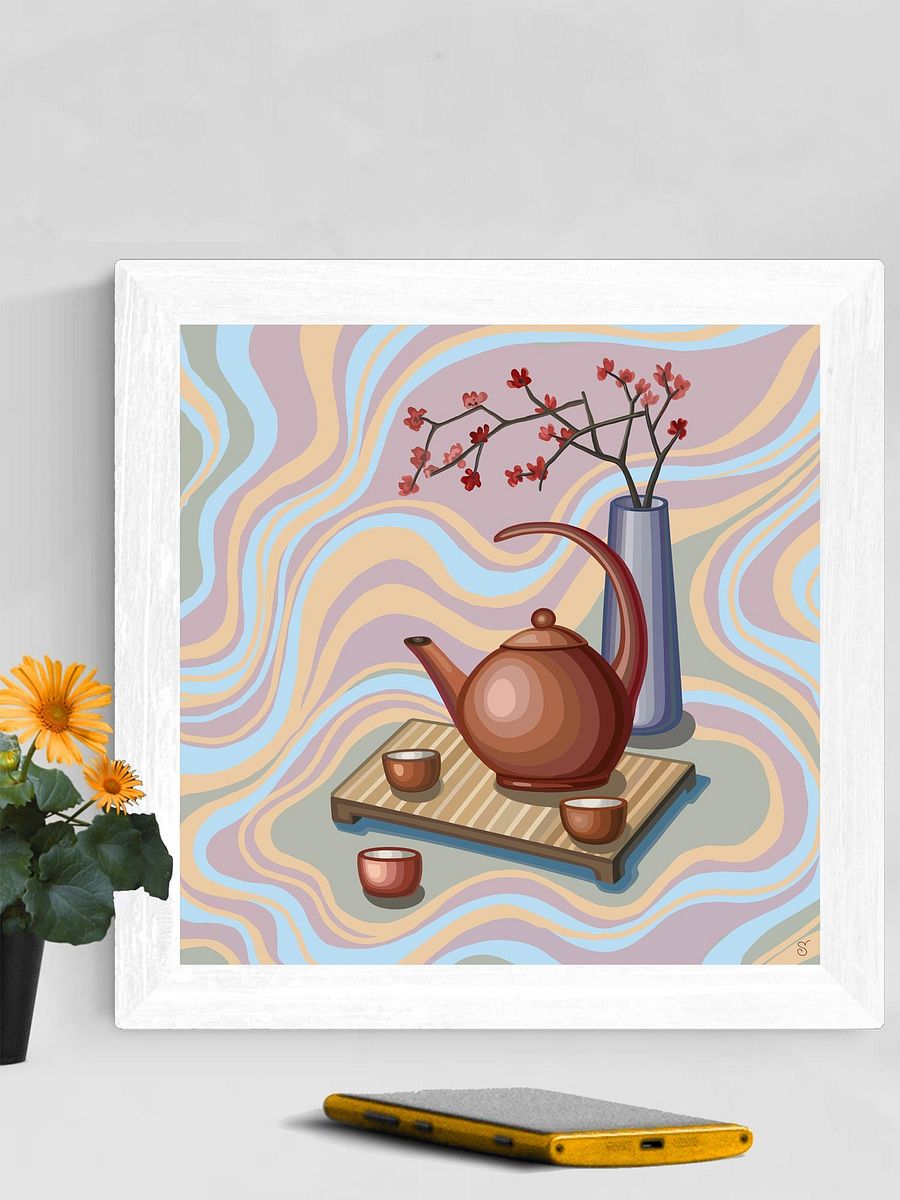 Pastel Teatime Canvas Art - Coffee Shop No. 11 product image (140)
